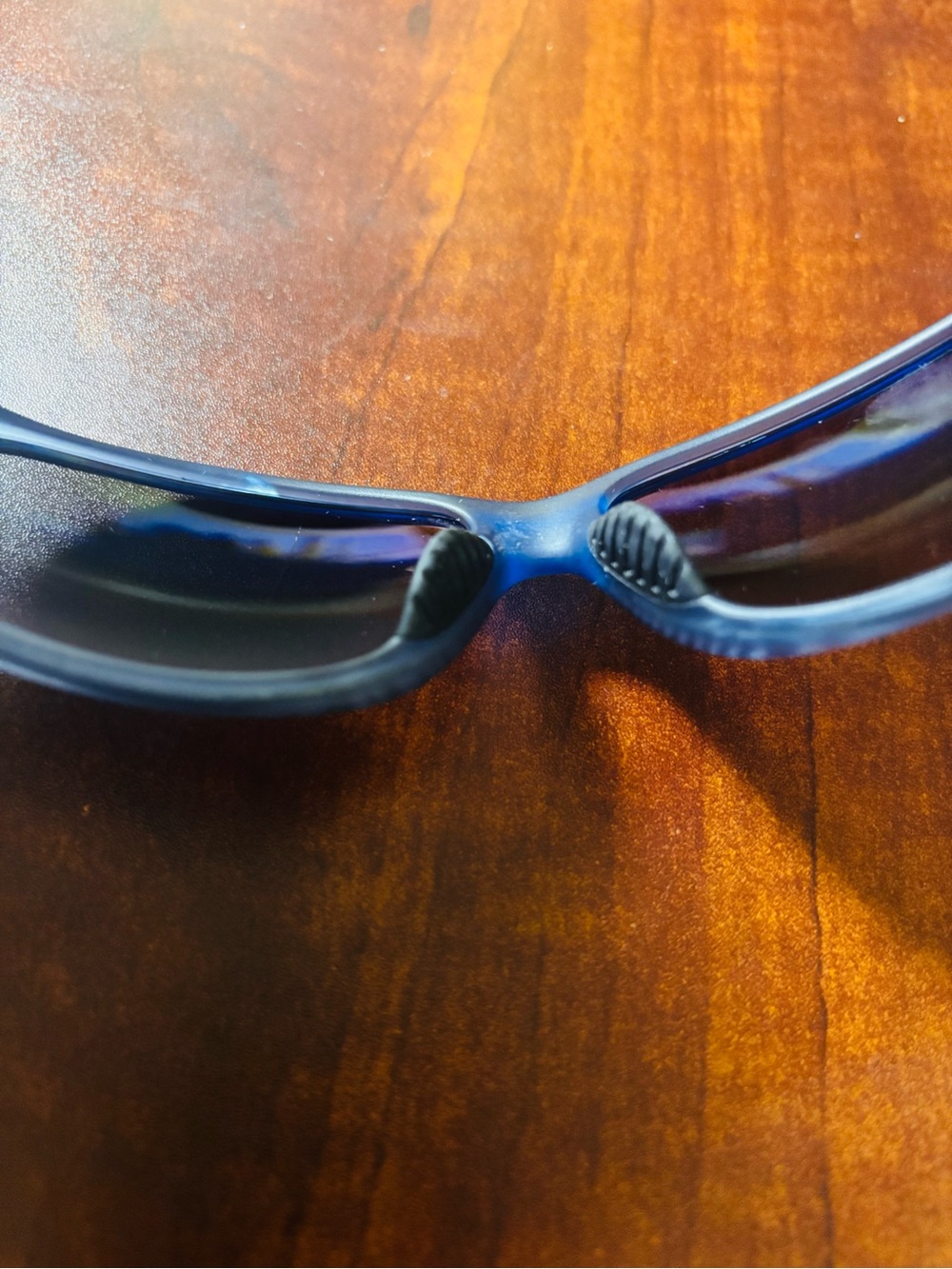 Maui Jim KAIWI CHANNEL Polarized Wrap Sunglasses Blue Black w/Blue Hawaii Lenses - Picture 13 of 15